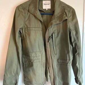 Madewell Olive Utility Jacket